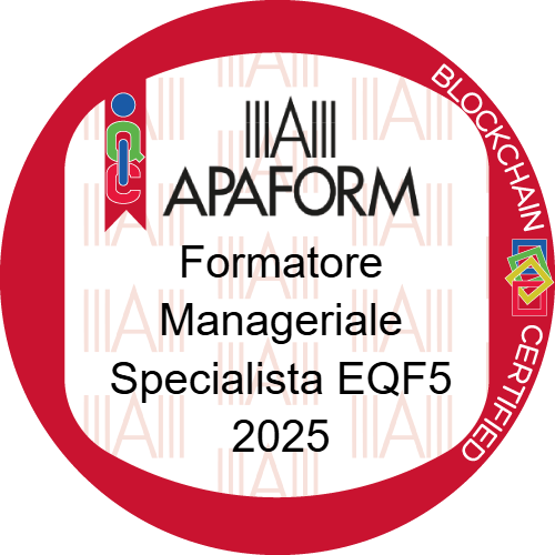 Formatore manageriale specialista livello EQF 5 stimato da APAFORM